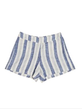 Madison Women's Resortwear Linen-Blend Shorts 12 Vacation Coastal Summer